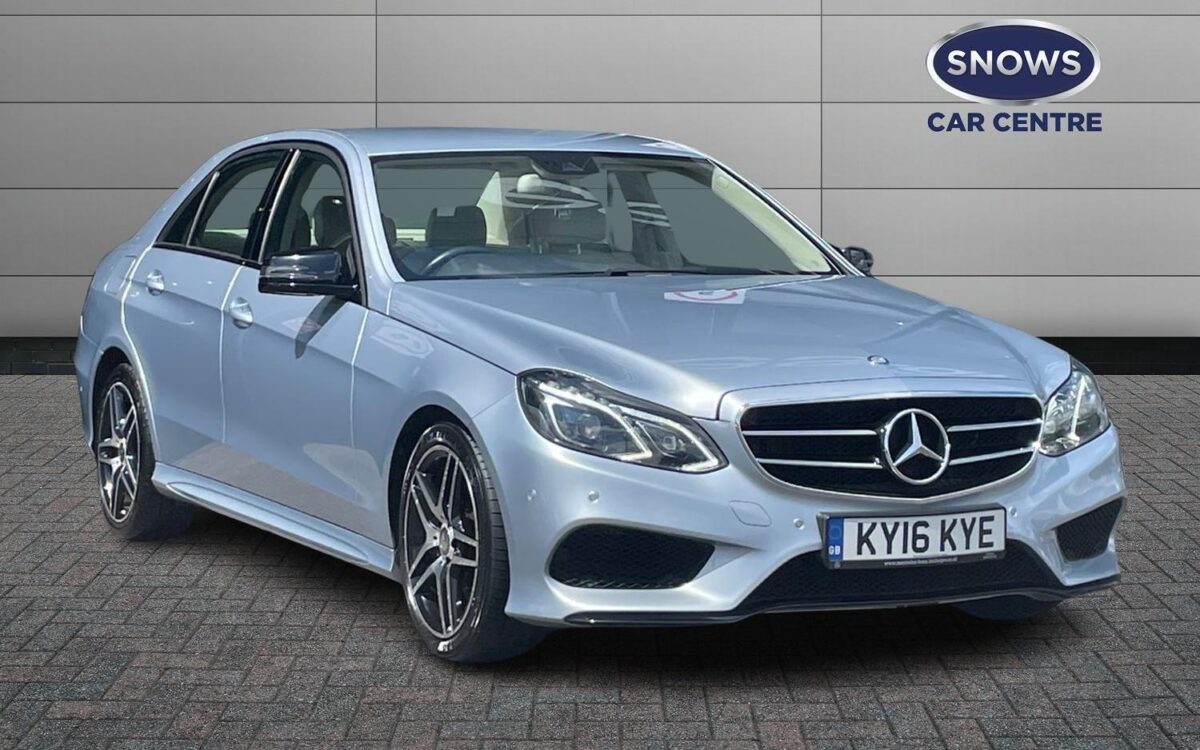 Mercedes-Benz-E Class-3.0 E350 V6 BlueTEC AMG Night Edition G-Tronic+ Euro 6 (s/s) 4dr-AMG Night edition-4-door-Saloon-model-year-2016